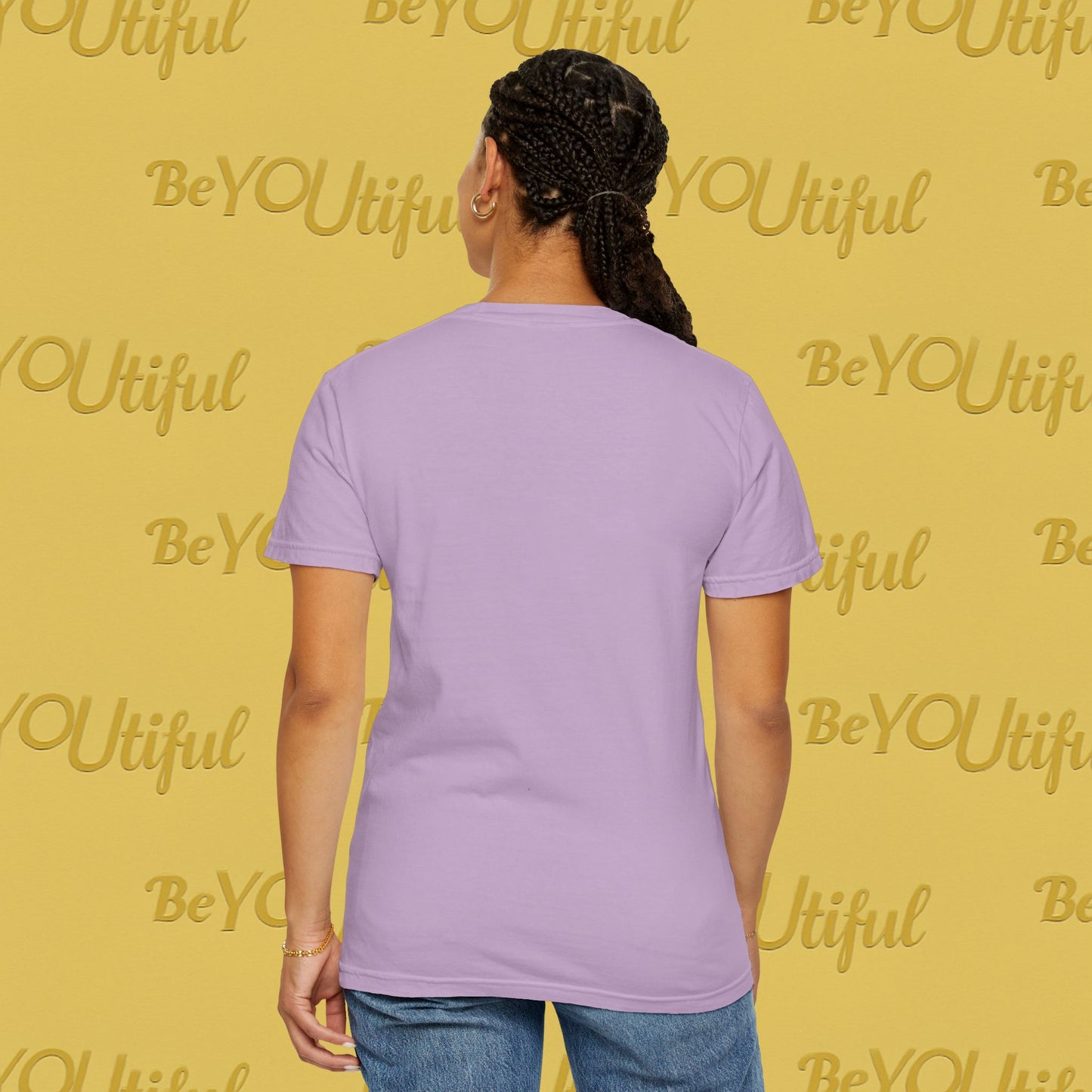 BeYOUtiful Signature Tee – Pink/Yellow Logo (Unisex), BeYOUtiful Shirt, Self-Love Tee, Inspirational Gift, Casual Wear, Everyday Comfort, Motivational T-shirt