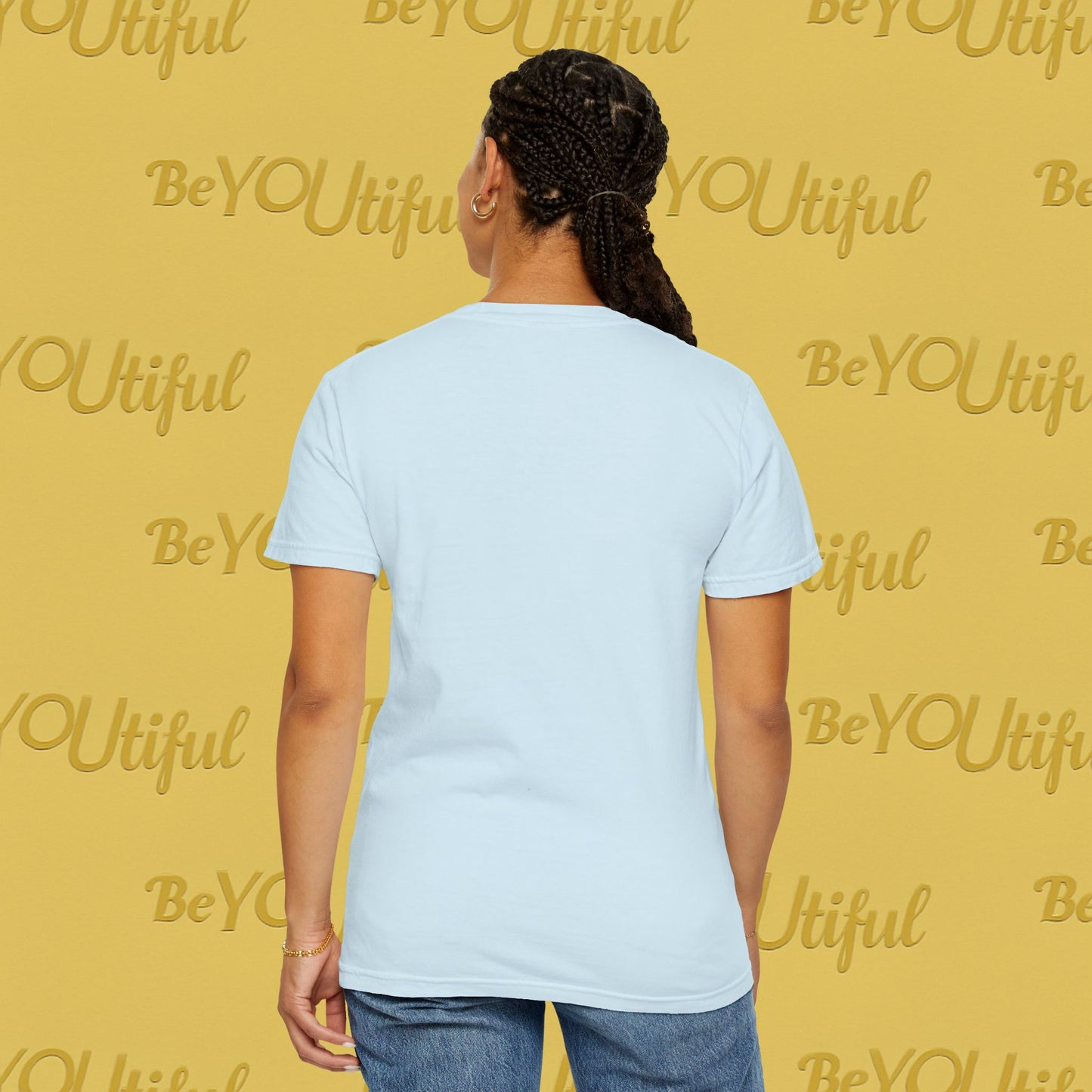 BeYOUtiful Signature Tee – Pink/Yellow Logo (Unisex), BeYOUtiful Shirt, Self-Love Tee, Inspirational Gift, Casual Wear, Everyday Comfort, Motivational T-shirt
