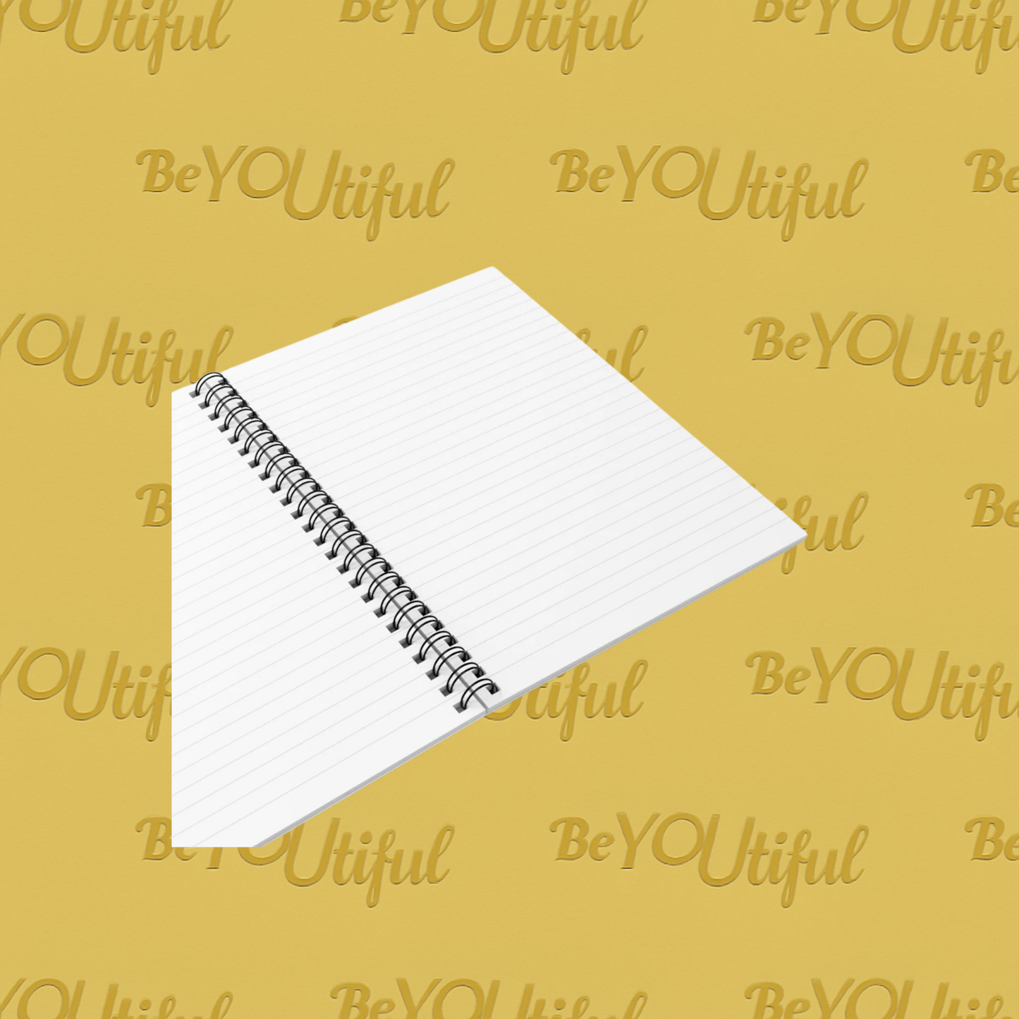 BeYOUtifulSource Spiral Notebook Open